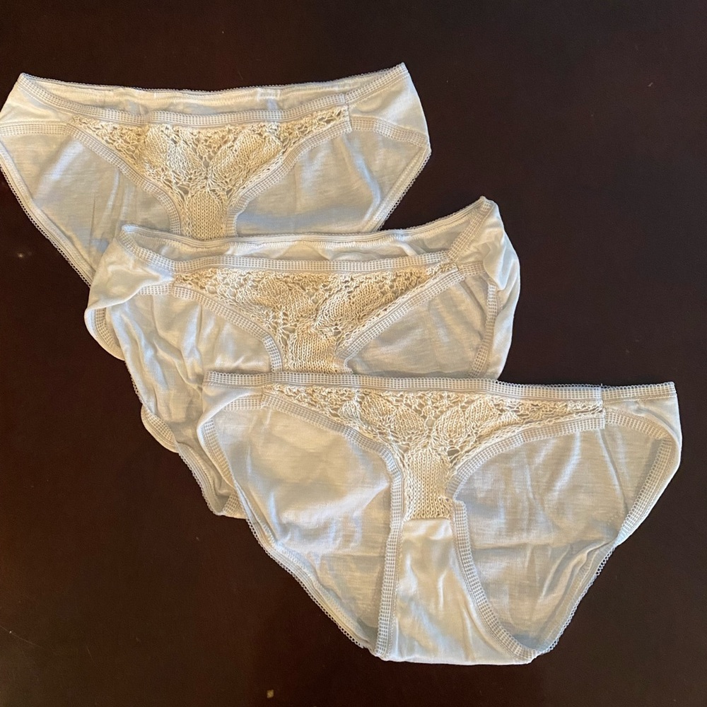Set of NWOT 3 sexy handmade Knitted Panties size M